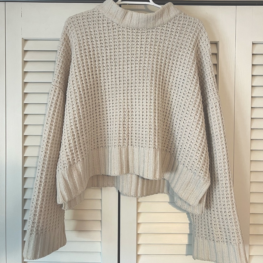 Cute and cozy cream sweater